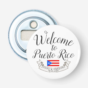 Décapsuleur Bienvenue à Porto Rico Destination Wedding Favor