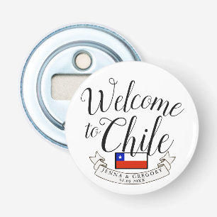 Décapsuleur Bienvenue au Chili   Personnalisation du mariage d