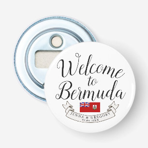 Décapsuleur Bienvenue aux Bermudes   Destination Faveur mariag