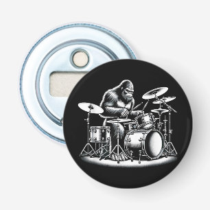Décapsuleur Bigfoot Drummer Sasquatch Jouer Drums Musicien B