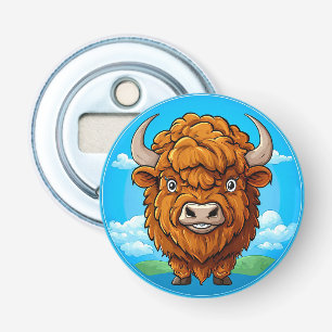 Décapsuleur Bison de dessin animé mignon