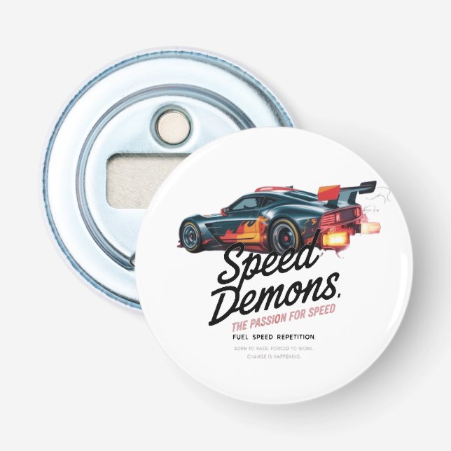 Décapsuleur Born to Race, Forced to Work (Devant)