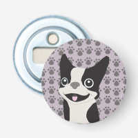Boston Terrier, lila pourpre