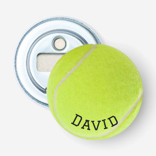 Décapsuleur Boule De Tennis Avec Nom Personnalisé
