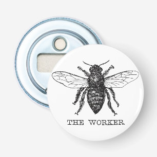 Décapsuleur Bourdon noir ouvrier abeille miel