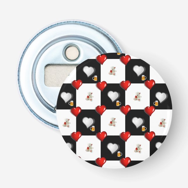 Décapsuleur Bouteille de bouton Ouverture de la bière Ours en  (Devant)