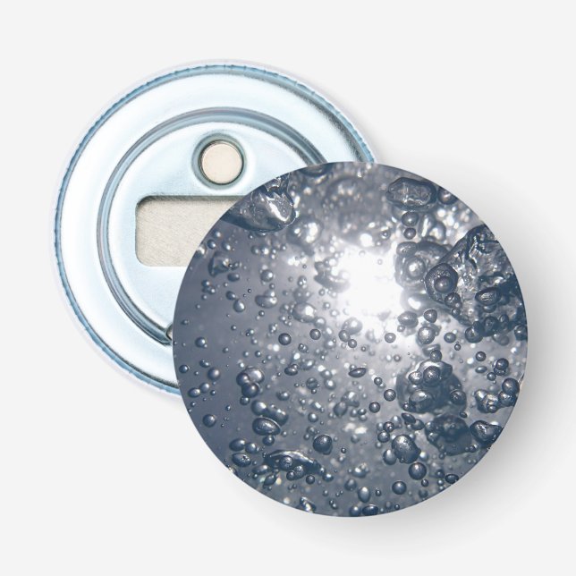 Décapsuleur Bulles d'eau claire cool (Devant)