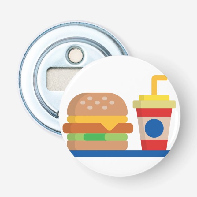 Décapsuleur Burger Repas (Devant)