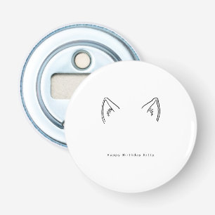 Décapsuleur Cadeau d'anniversaire, kitty joyeux anniversaire,