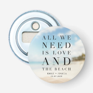 Décapsuleur Cadeau de mariage simple sur la plage