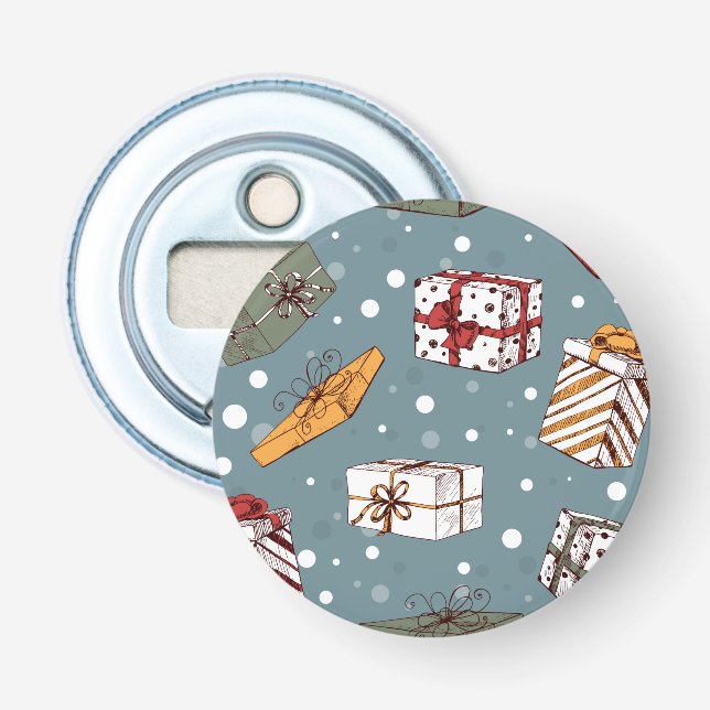 Décapsuleur Cadeaux de Noël motif (Devant)