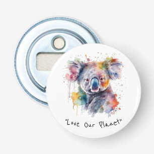 Décapsuleur Câlins de koala en couleur, personnalisé