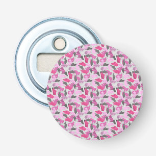 Décapsuleur Camouflage animal Silhouette rose
