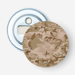 Décapsuleur Camouflage Désert Avec Galets, Militaire, Armée