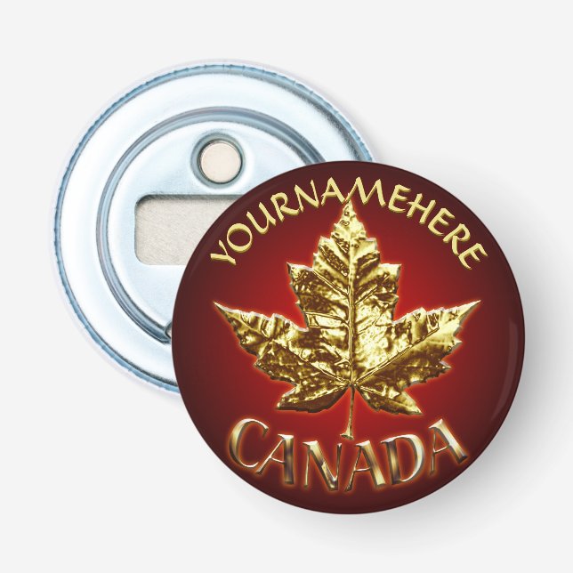 Décapsuleur Canada Bottle Opener Custom Canada Équipe Souvenir (Devant)