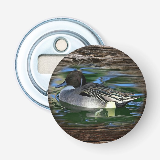 Décapsuleur Canard De Mallard Sur Le Lac (Devant)