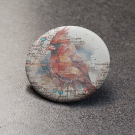 Décapsuleur Cardinal sur Virginia Road Map