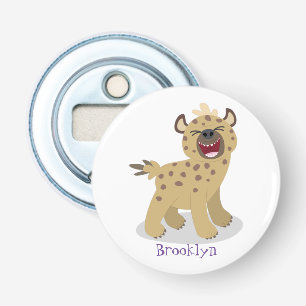 Décapsuleur Caricature amusante hyena riant illustration