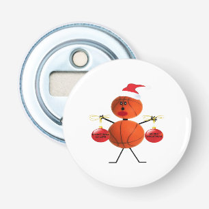 Décapsuleur Caricature de basket de Noël