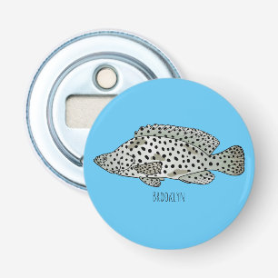 Décapsuleur Caricature de poissons de mérou à bosse