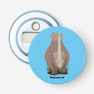 Décapsuleur Caricature en élasmère de rhinocéros laineux