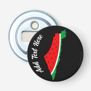 Décapsuleur Carte de Palestine Watermelon Symbole de la libert