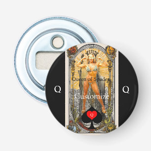 Décapsuleur Carte Tarot Reine des pique Thunder_Cove