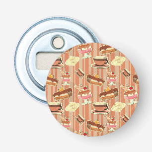 Décapsuleur Carte vintage avec un dessert de fraise