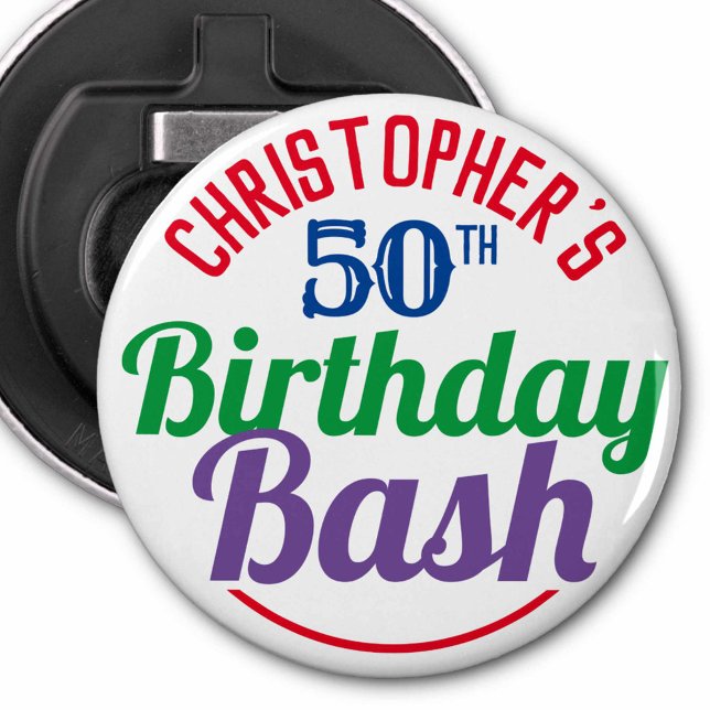 Décapsuleur Célébration de l'âge 50e anniversaire (Créateur téléchargé)