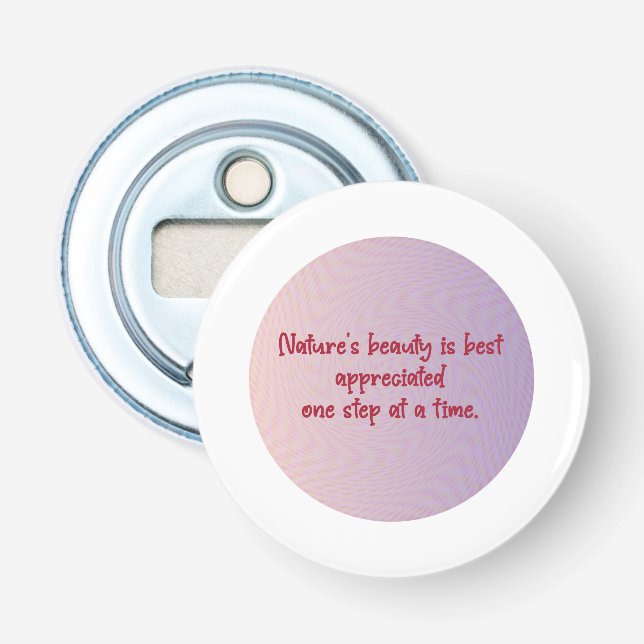 Décapsuleur Cercle de sérénité de la nature (Devant)