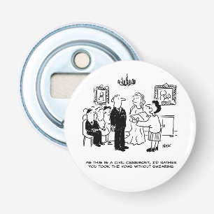 Décapsuleur Cérémonie des Mariages civils dans un bureau d'enr