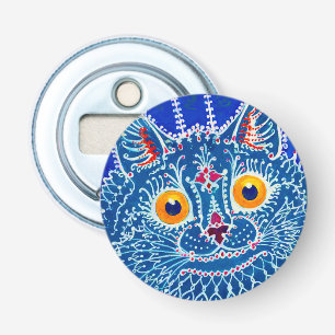Décapsuleur Chat gothique bleu