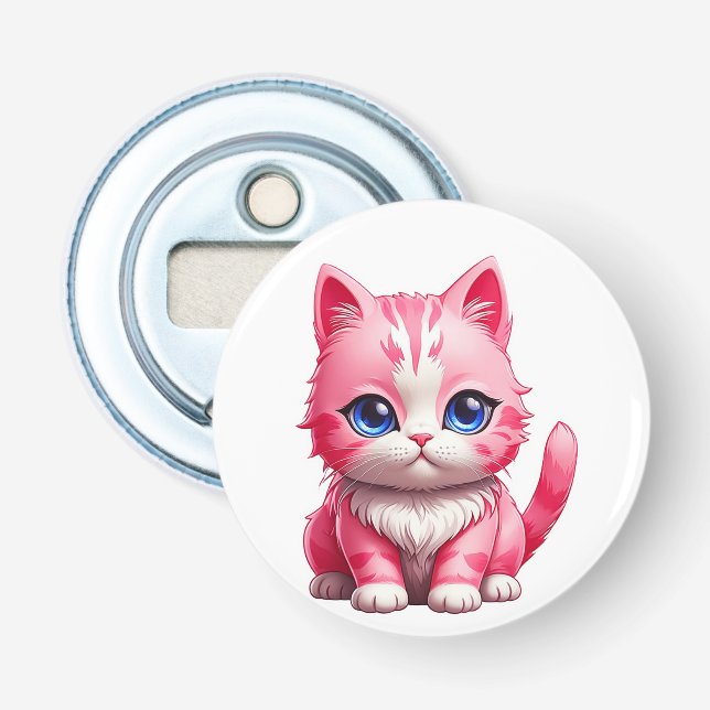 Décapsuleur Chat Kitty Rose Cute (Devant)