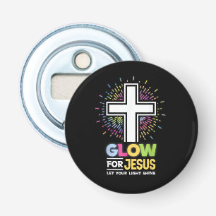Décapsuleur Chemise éclairée pour la croix chrétienne de Jésus
