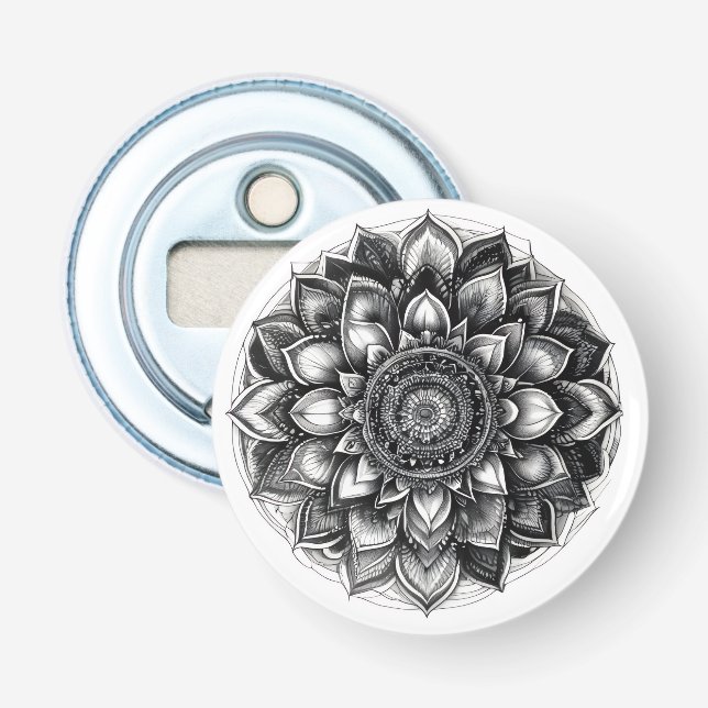Décapsuleur chemise mandala (Devant)