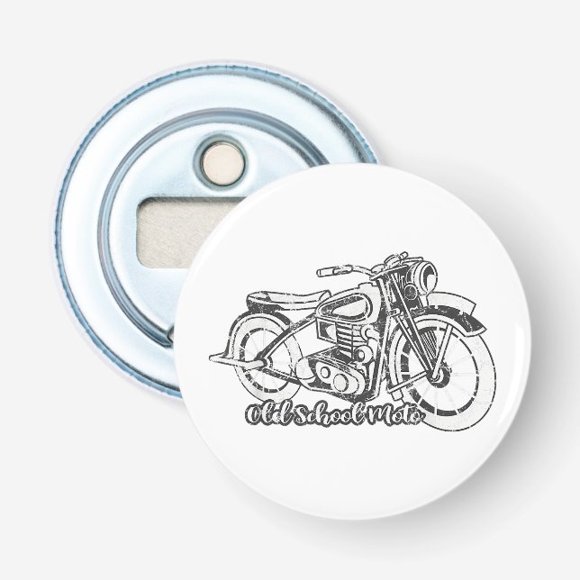 Décapsuleur Chemise moto vintage (Devant)