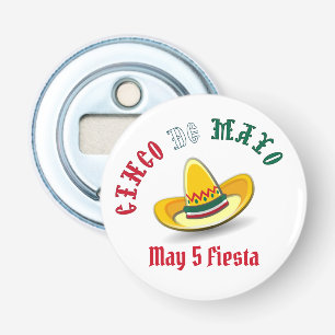 Décapsuleur Cinco de Mayo personnalisable Fête du 5 mai
