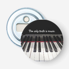 Décapsuleur Citation de musique sur clavier de piano