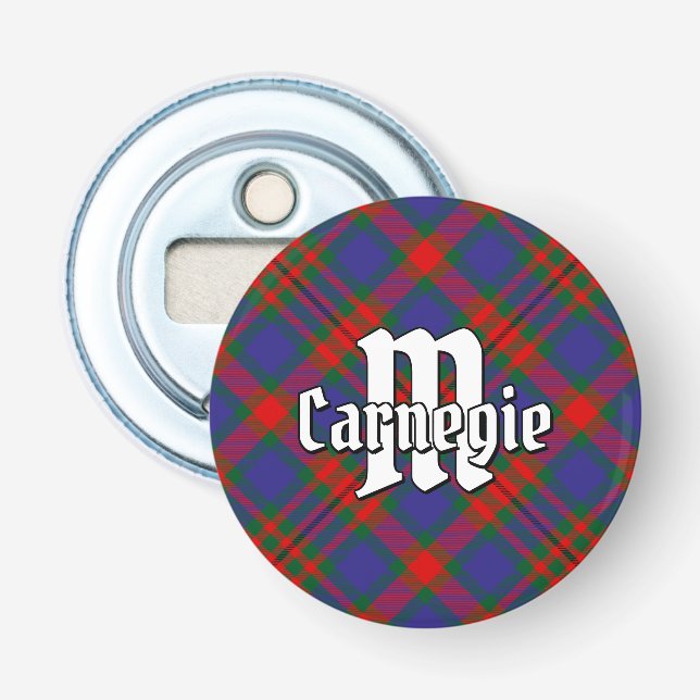 Décapsuleur Clan Carnegie Tartan (Devant)