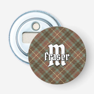 Décapsuleur Clan Fraser Tartan de chasse Patinée