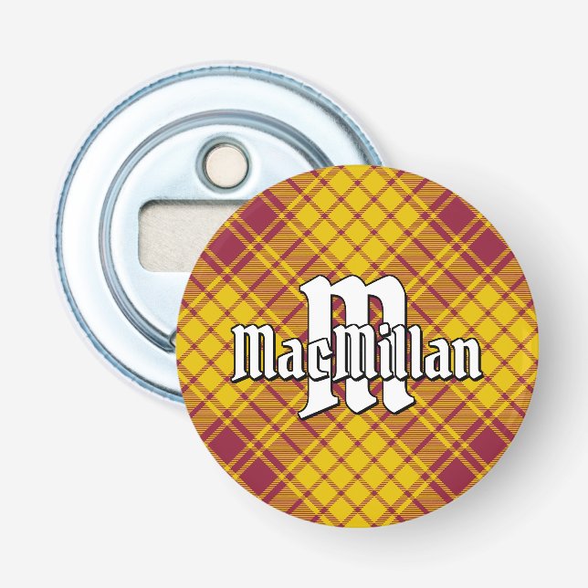Décapsuleur Clan MacMillan robe Tartan (Devant)