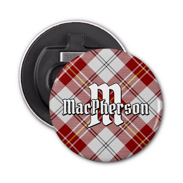 Décapsuleur Clan MacPherson Robe Rouge Tartan (Devant)