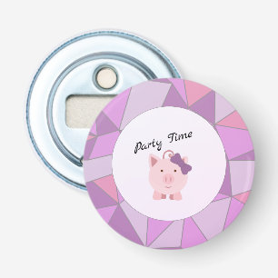 Décapsuleur Cochon fille de l'heure de fête