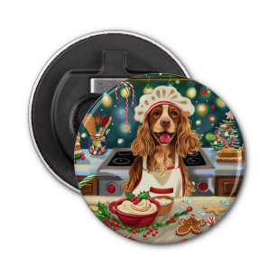 Décapsuleur Cocker Spaniel Gîtes : Noël Festif