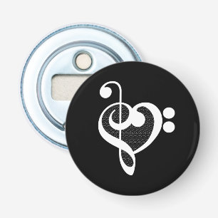 Décapsuleur Coeur de musique - I Love Music