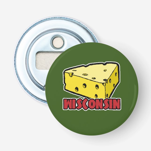 Décapsuleur Coin de fromage du Wisconsin (Devant)