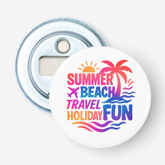 Décapsuleur Collage de typographie d'été avec de la graisse gr