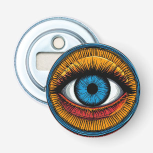 Décapsuleur Conception vibrante de l'œil maléfique artistique