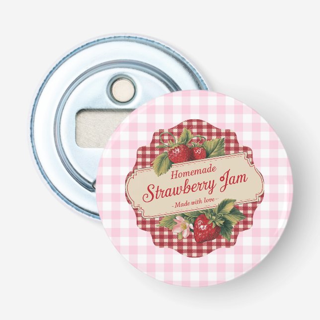 Décapsuleur Confiture aux fraises (Devant)