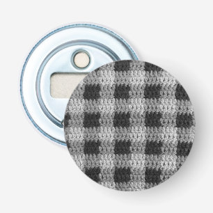 Décapsuleur Copie unique de crochet de plaid gris noir de